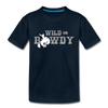 Wild and Rowdy Cowboy Toddler Premium T-Shirt - deep navy
