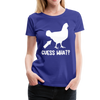 Guess What Chicken Butt Women’s Premium T-Shirt - royal blue