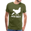 Guess What Chicken Butt Men's Premium T-Shirt - olive green