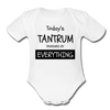 Todays Tantrum Sponsored by Everything Organic Short Sleeve Baby Bodysuit