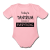 Todays Tantrum Sponsored by Everything Organic Short Sleeve Baby Bodysuit