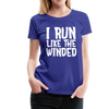 I Run Like the Winded Women’s Premium T-Shirt - royal blue