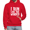 I Run Like the Winded Gildan Heavy Blend Adult Hoodie - red