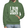 I Run Like the Winded Gildan Heavy Blend Adult Hoodie - military green