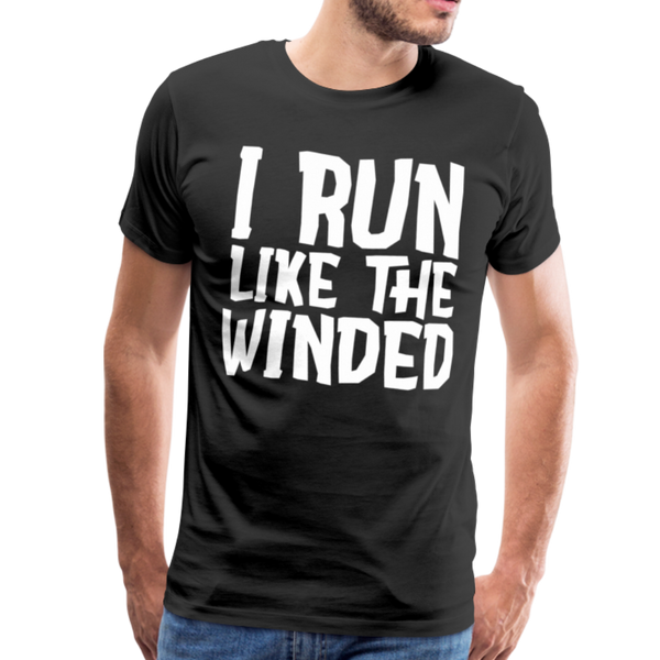 I Run Like the Winded Men's Premium T-Shirt - black