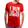 I Run Like the Winded Men's Premium T-Shirt - red