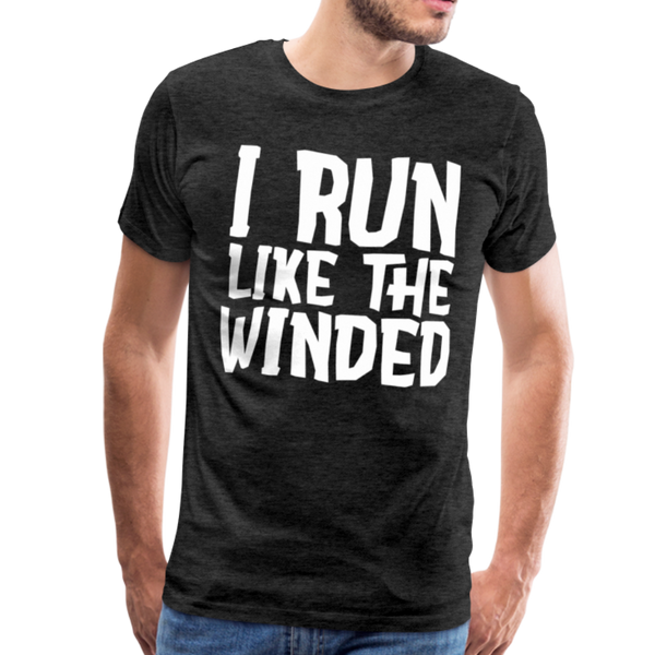 I Run Like the Winded Men's Premium T-Shirt - charcoal gray