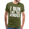 I Run Like the Winded Men's Premium T-Shirt - olive green