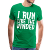 I Run Like the Winded Men's Premium T-Shirt - kelly green