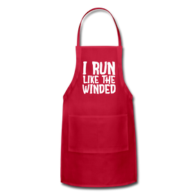 I Run Like the Winded Adjustable Apron