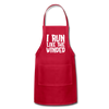 I Run Like the Winded Adjustable Apron