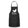 Guess What Chicken Butt Adjustable Apron - black