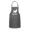 Guess What Chicken Butt Adjustable Apron - charcoal