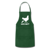 Guess What Chicken Butt Adjustable Apron - forest green
