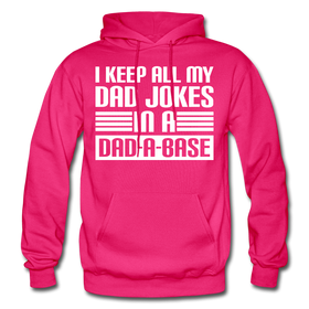 I Keep all my Dad Jokes in a Dad-A-Base Gildan Heavy Blend Adult Hoodie