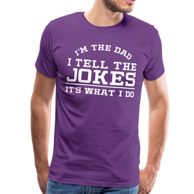 I'm the Dad I Tell the Jokes It's What I Do Men's Premium T-Shirt