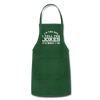 I'm the Dad I Tell the Jokes It's What I Do Adjustable Apron - forest green