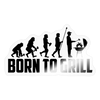 Born to Grill BBQ Funny Sticker