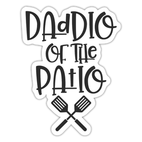 Daddio of the Patio Funny BBQ Sticker