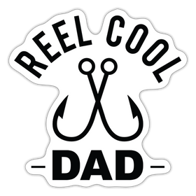 Reel Cool Dad Fishing Sticker