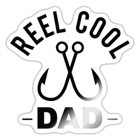 Reel Cool Dad Fishing Sticker