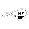 Fly Guy Fly Fishing Funny Sticker