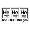 He He He The Laughing Gas Sticker