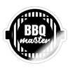 BBQ Master Sticker - white glossy