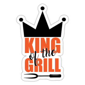 King of the Grill Sticker