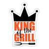 King of the Grill Sticker