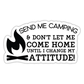 Send me Camping! Sticker