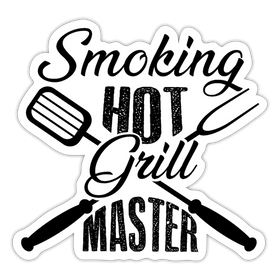 Smoking Hot Grill Master BBQ Sticker