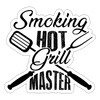 Smoking Hot Grill Master BBQ Sticker