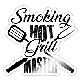Smoking Hot Grill Master BBQ Sticker