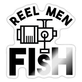 Reel Men Fish Sticker