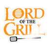 Lord of the Grill Sticker - transparent glossy