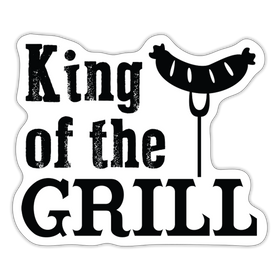 King of the Grill Sticker