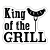 King of the Grill Sticker