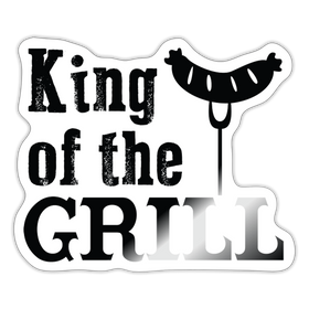 King of the Grill Sticker