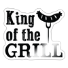 King of the Grill Sticker
