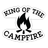 King of the Campfire Sticker