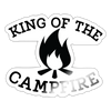 King of the Campfire Sticker