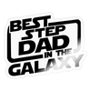 best Step Dad in the Galaxy Sticker