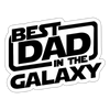 Best Dad in the Galaxy Sticker