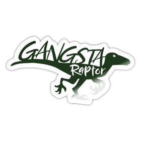 Gangsta Raptor Sticker