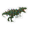Tree-Rex Christmas Dinosaur Sticker