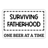 Surviving Fatherhood One Beer at a Time Sticker