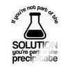 If You're not Part of the Solution...Pun Sticker