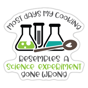 Cooking Science Experiment Sticker