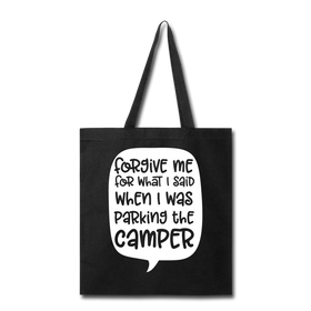 Forgive Me Parking Camper Funny Tote Bag